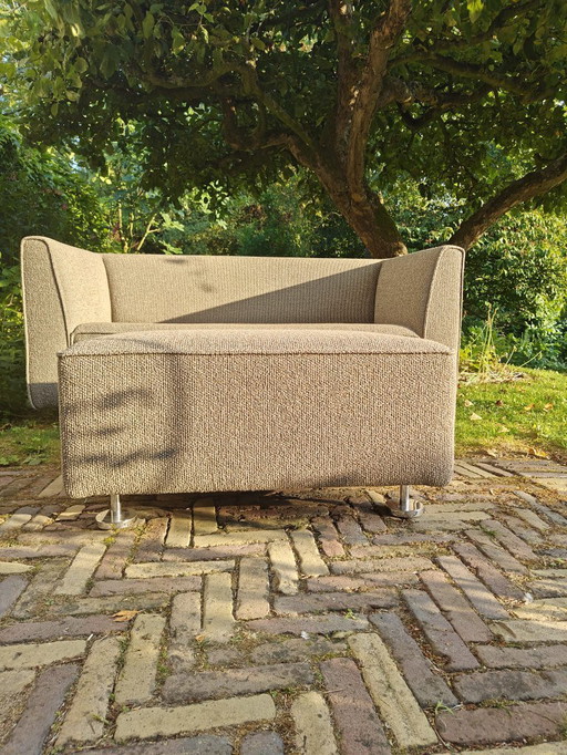 Design sofa Gelderland 4850 + footstool