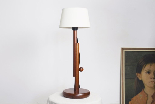 MCM Teak Tafellamp Vintage Verstelbare Scandinavische Verlichting - Paar Beschikbaar