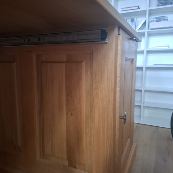 Scrivania in rovere chiaro massello con giglio – Scrivanie, Metal, Wood (photo 11 of 15)