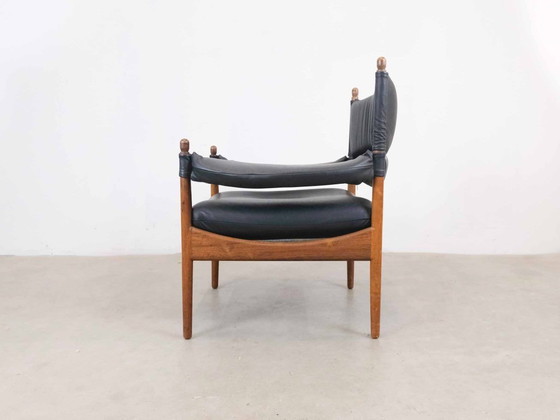 Image 1 of Vintage "Modus" fauteuil in massief teakhout van Kristian Vedel voor Willadsen Møbelfabrik, 1960