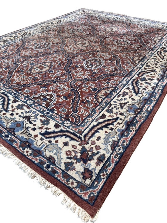 Image 1 of Hangeknoopt perzisch tapijt 154x200cm - oosters vloerkleed