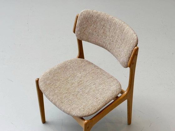 Image 1 of Set de 6 chaises modèle No.49 d'Erik Buch pour O.D. Møbler A-S au Danemark, années 1960