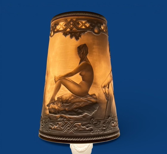 Image 1 of Lampada litofania in porcellana, Germania anni '70