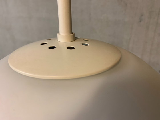 Image 1 of Lampada a sfera bianca grande, Glashutte Limburg. Diametro 35 cm.