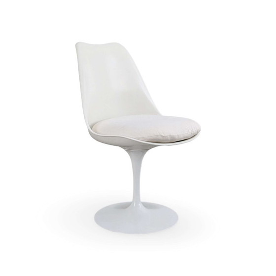 Chaise Eero Saarinen Originale Knoll International Midcentury, Fauteuils d'appoint, Plastique, Blanc (photo 3 sur 11)
