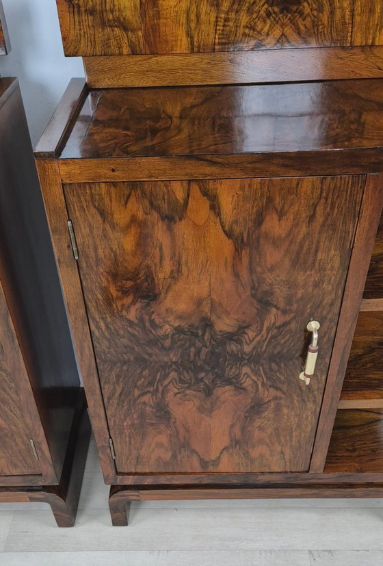 Image 1 of Mesitas de noche Art Déco de Amalfi de 1920.