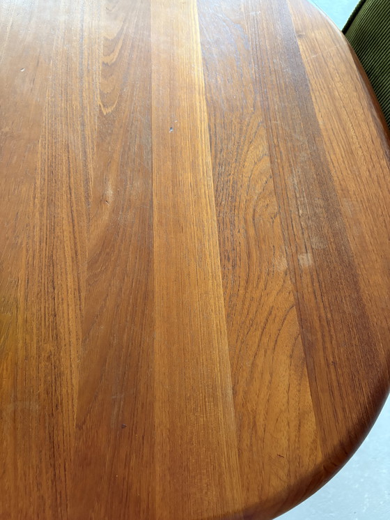 Image 1 of Table à manger extensible en teck d'origine danoise 70s