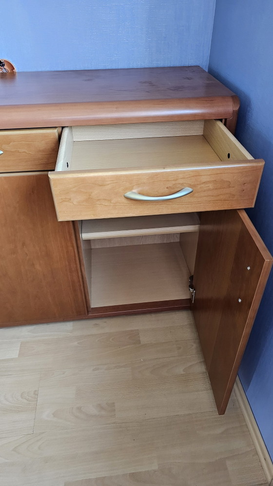 Solid wood sideboard & corner cabinet combination (photo 3 of 5)