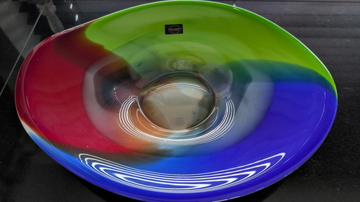 Ciotola in vetro artistico Makora Krosno fatta a mano – grande