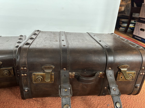 Image 1 of Antieke reiskoffers