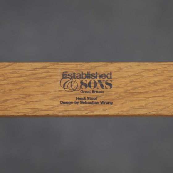 Image 1 of Coppia di sgabelli da bar "Heidistool" di Sebastian Wrong per Established & Sons, 2008