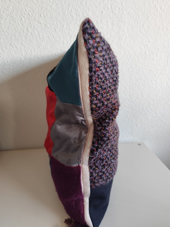 Image 1 of Handmade Patchwork Pillow Cover – One of a Kind | Unique Item