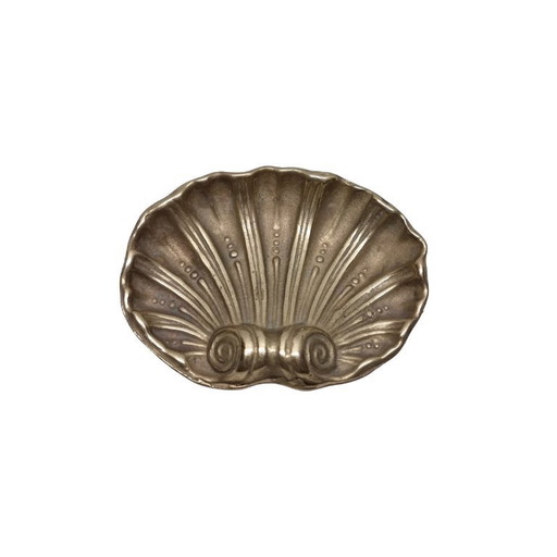 Cuenco de concha de latón de mediados de siglo