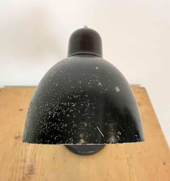 Image 1 of Schwarze Industrietischlampe, 1950er Jahre