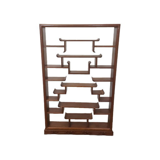 Armoire à étagère chinoise en bois dur, 2e moitié du 20e siècle