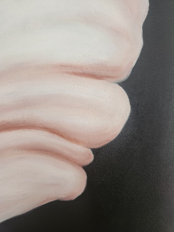 Image 1 of Dipinto ad olio originale "Rosa Primaverile" – Enrica Ciffo (2023) + Certificato