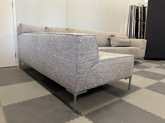 Image 1 of Design on stock bloq hoekbank stof grijs vos bank modern