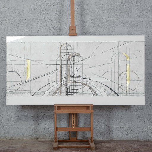 Kunstwerk in de Walter Valentini Techniek