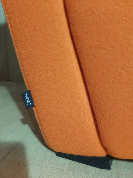 Image 1 of Cassina Utrecht 637 Nuovo mai usato in panno di lana Ruggine arancione (Serie 13L) Punto cavallo