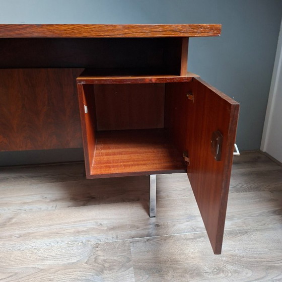 Image 1 of Vintage rosewood executive desk from the 1960s
