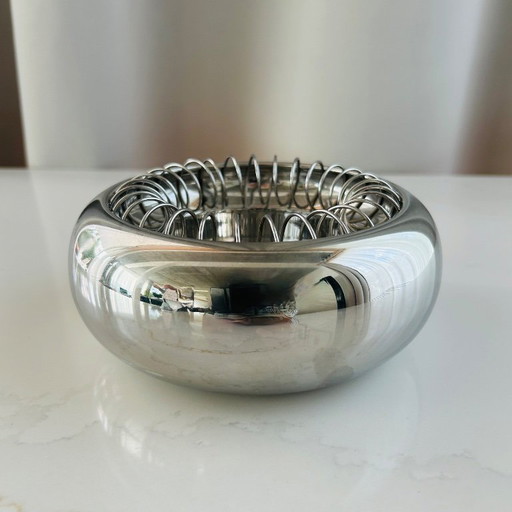 Posacenere Alessi Spirale XL (16 cm) Nuovo in ottime condizioni – tafelaccessoires, Metal, rvs