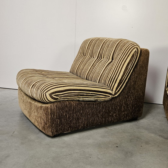 Image 1 of Vintage modulaire bank, 4 delig