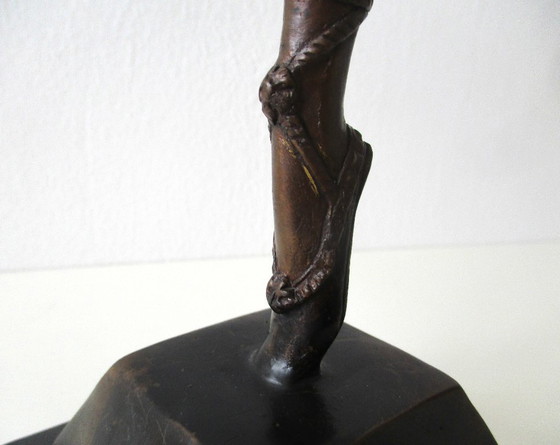 Auguste Moreau, Bronze Art Nouveau Skulptur einer Ballerina – Kunst, Marble (photo 10 of 11)
