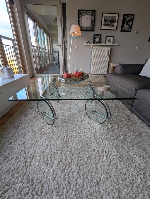 Table basse FontanaArte « Tour Quadrato » – design de Gae Aulenti, Italie, 1980