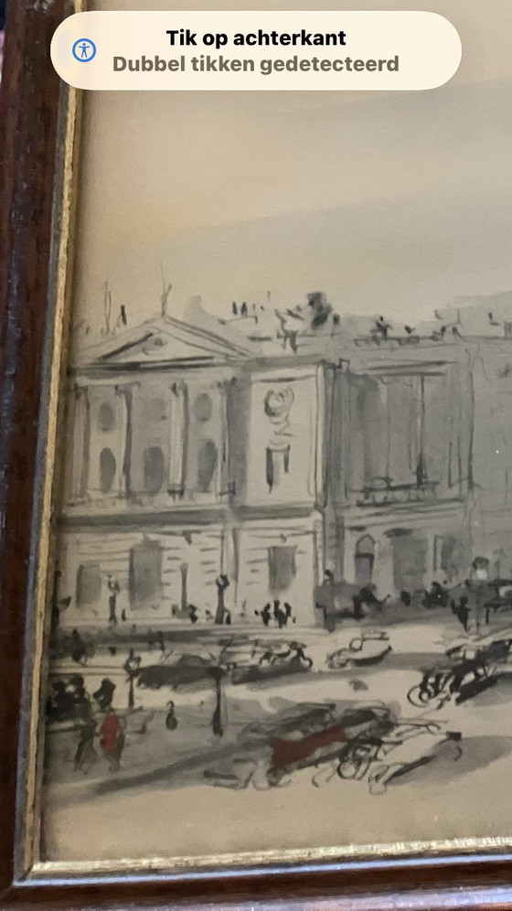 Image 1 of Paysage urbain de Paris vintage – Pierre Pagès – Opéra Garnier (Signé)
