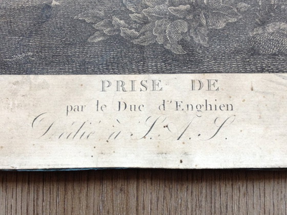 Image 1 of Grabado/Impresión: Captura de Thionville por el duque de Enghien (Gran Condé) el 10 de agosto de 1643.