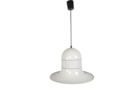 Image 1 of Boulanger S.A. -  Space Age - hanglamp - wit gelakt -  Made in Belgium - 60;s