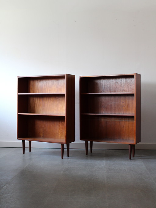 Bibliothèques vintage danoises en teck, lot de 2 !