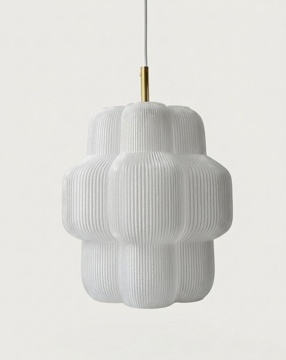 Image 1 of Petulia M "Snow White" ByLucop - Organic Sculptural Pendant Lamp - Artisan 3D Printed Design