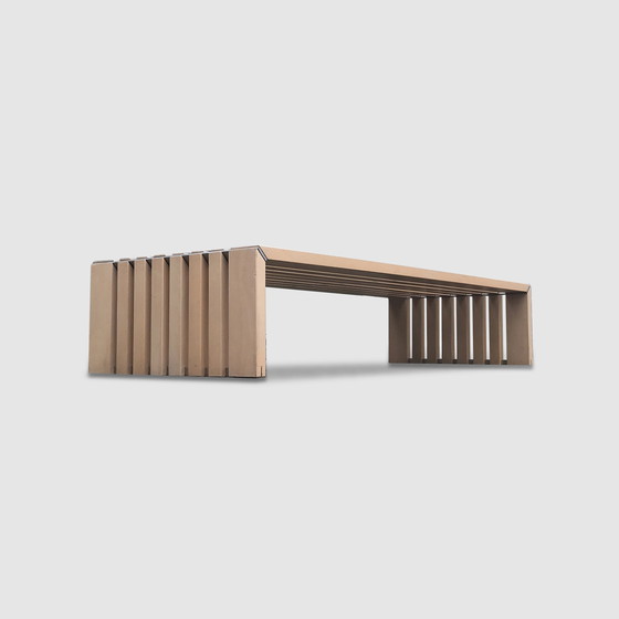 Image 1 of Banc Passe Partout en frêne à lattes par Walter Antonis pour Arspect 1970