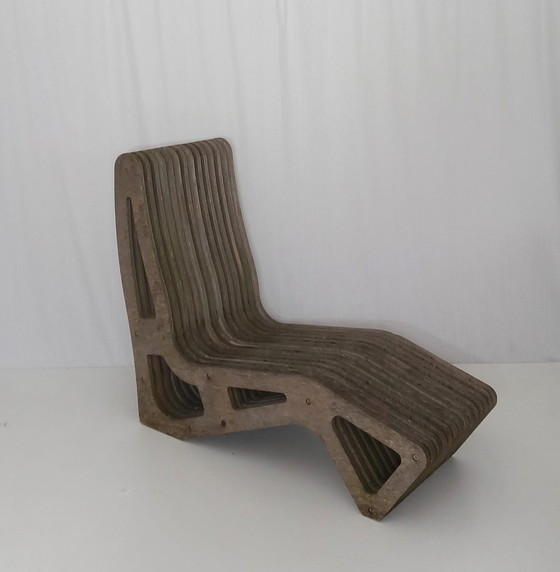 Image 1 of Italiaanse chaise lounge voor buiten, jaren 80