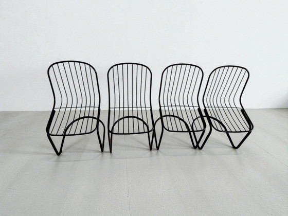 Image 1 of 4 x Gastone Rinaldi high-quality Italian dining chairs
