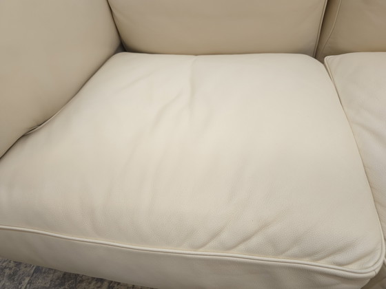 Image 1 of Poltrona Frau Set da due pezzi, poltrona di design, divano in pelle, divano