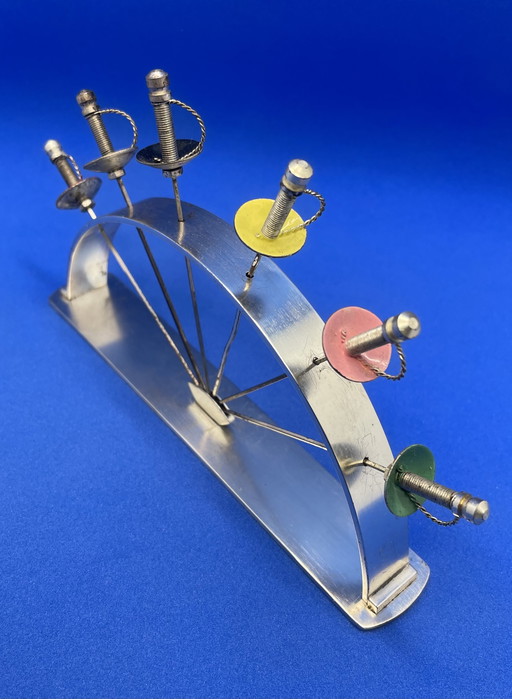 Vintage set cocktailprikkers van WMF