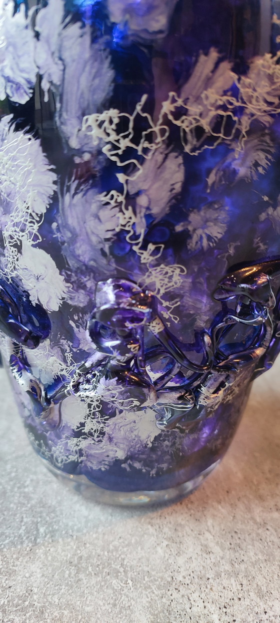 Image 1 of Grand vase vintage verre italien