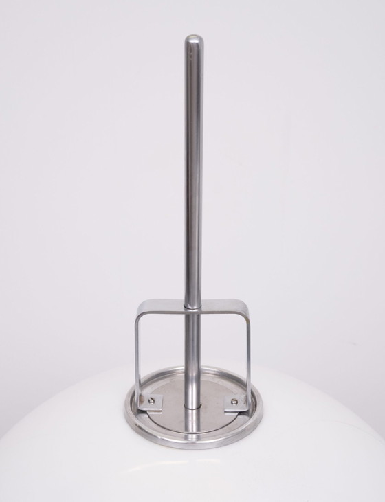 Vloerlamp "Lucerna" van verchroomd staal, ontworpen door Harvey Guzzini voor Meblo in de jaren 60. (photo 35 of 40)