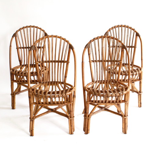 4 Pierre Hardy Rotan Stoelen