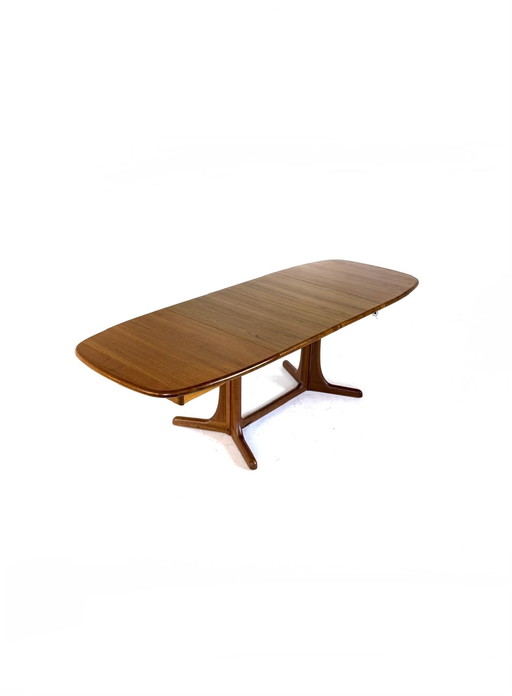 Vintage XXL extendable dining table, Glostrup Møbelfabrik '70