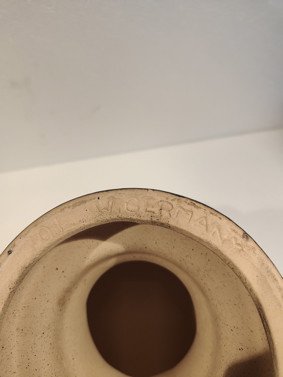 Image 1 of Vintage testa nera Ceramica Scheurich Germania Ovest