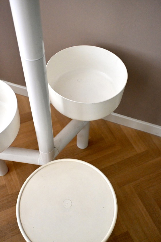 Image 1 of Floor lamp Ypma BV ‘Chantal’ with plant holders, space age 70s