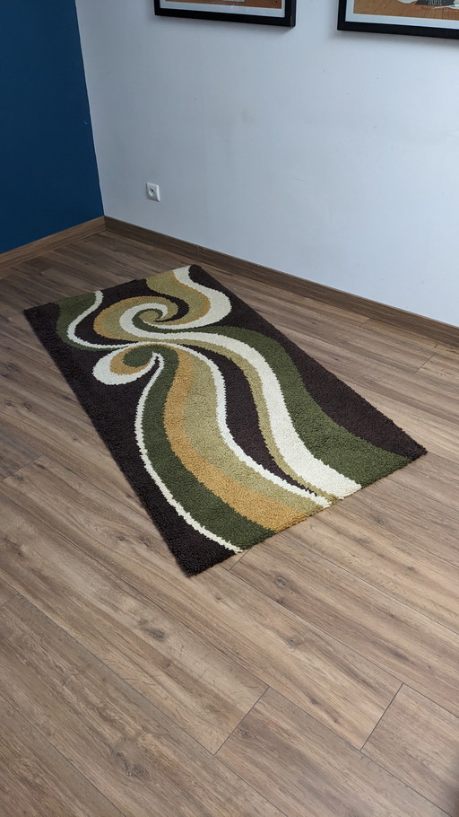Vintage Space Age Rug