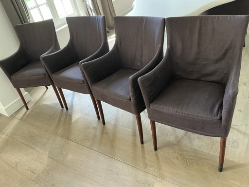 4 Giorgetti Giorgina Dining Chairs