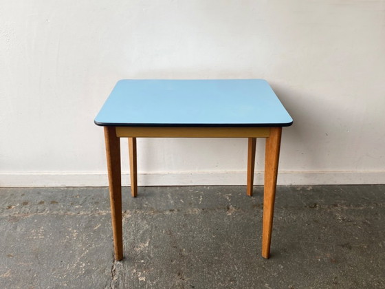 Image 1 of Mid-Century 1960s vintage small Formica kitchen/dining table 