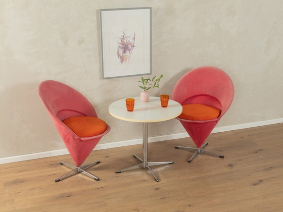 Image 1 of 2 sedie Cone di Verner Panton per Gebrüder Nehl