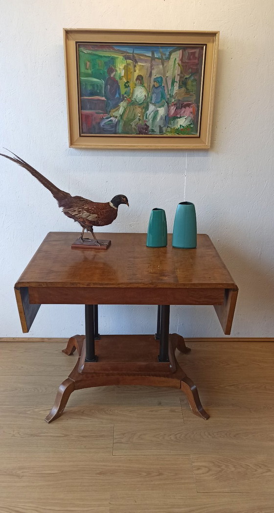 Image 1 of Großer, verstellbarer viktorianischer Tisch.