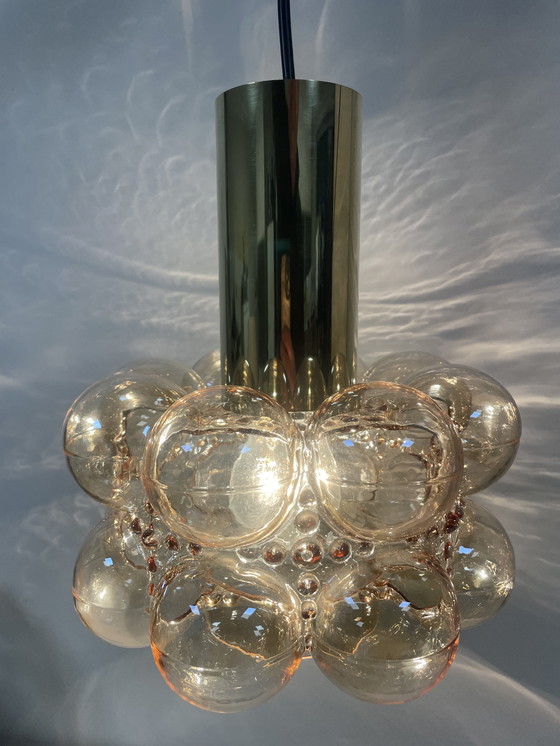 Image 1 of Lampada a bolle esclusiva Limburg Helena Tynell in vetro color oro